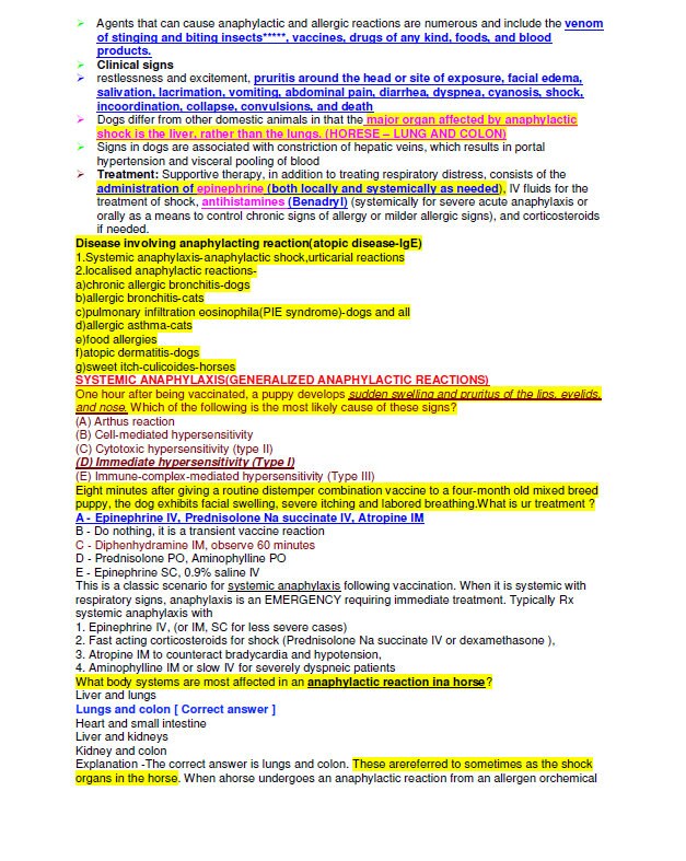 Complete Vet Study Guide - Complete Vet Study Notes - Best comprehensive Vet School Notes - Best for BCSE and NAVLE Exams - Basic to Advance