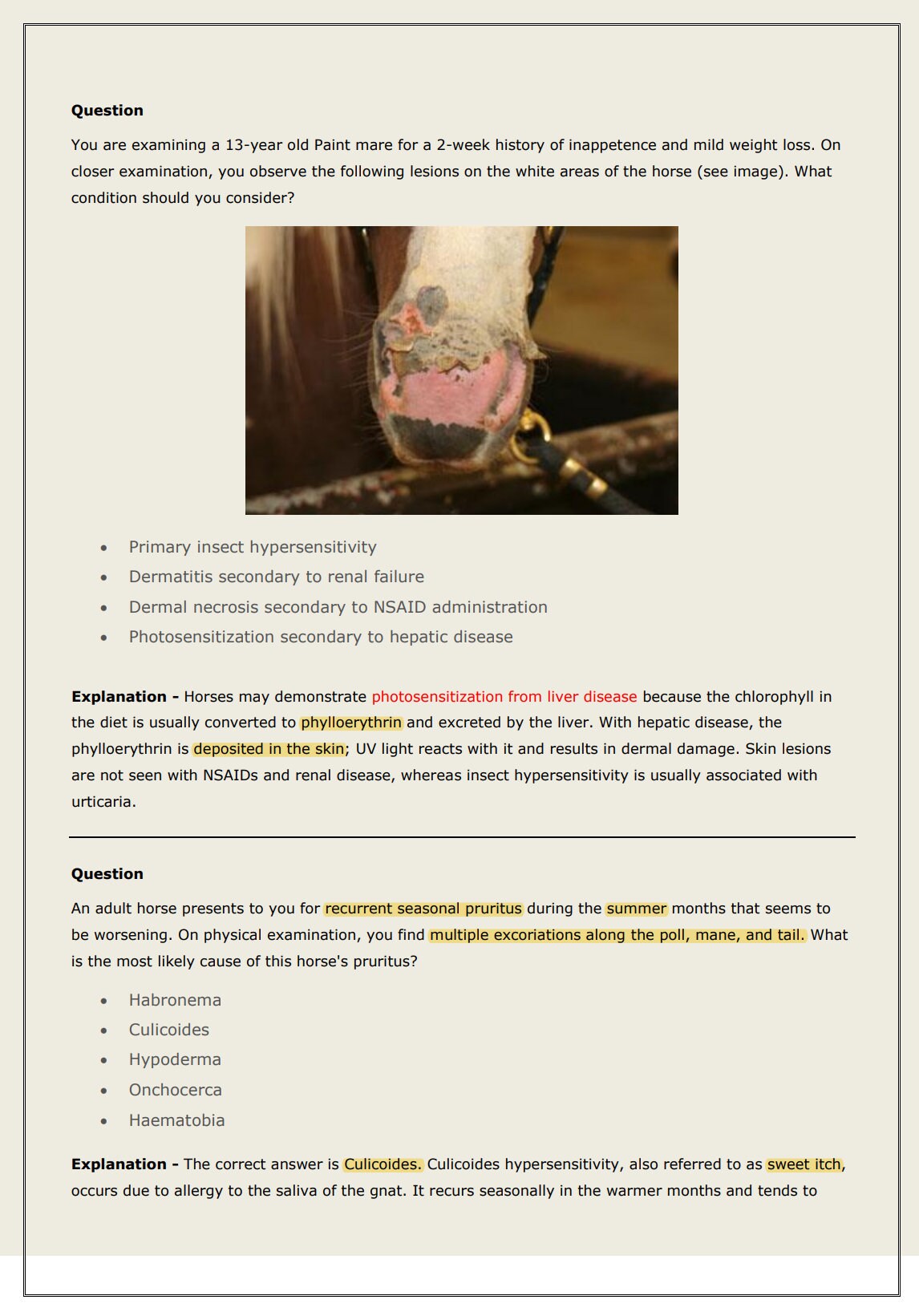 Equine NAVLE Questions Bank for NAVLE Prep - Comprehensive NAVLE Prep Guide - Navle Exam Question with Answers - 888 Pages with Equine Notes