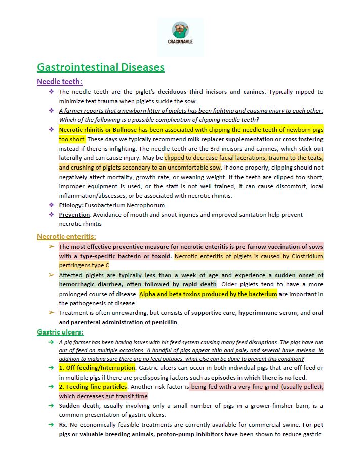 ICVA Based Topics - Porcine - Comprehensive and Concise ICVA based Topics for NAVLE Prep for PORCINE