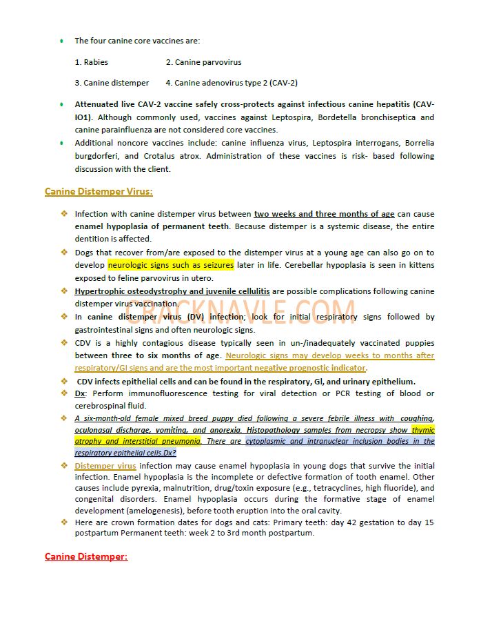 ICVA Based Topics - Canine - Comprehensive and Concise ICVA based Topics for NAVLE Prep for CANINES