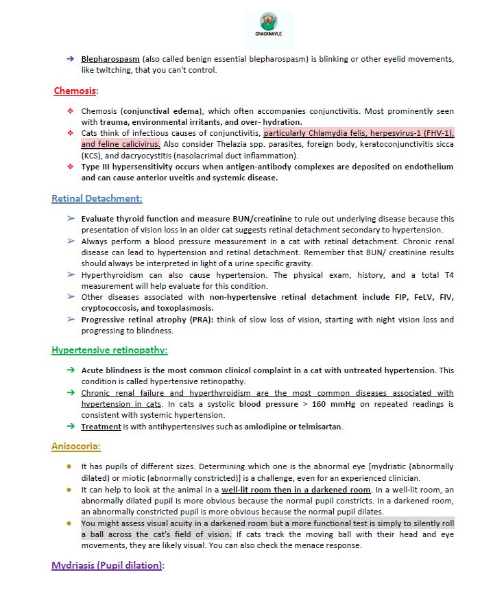 ICVA Based Topics - Feline - Comprehensive and Concise ICVA based Topics for NAVLE Prep for FELINES