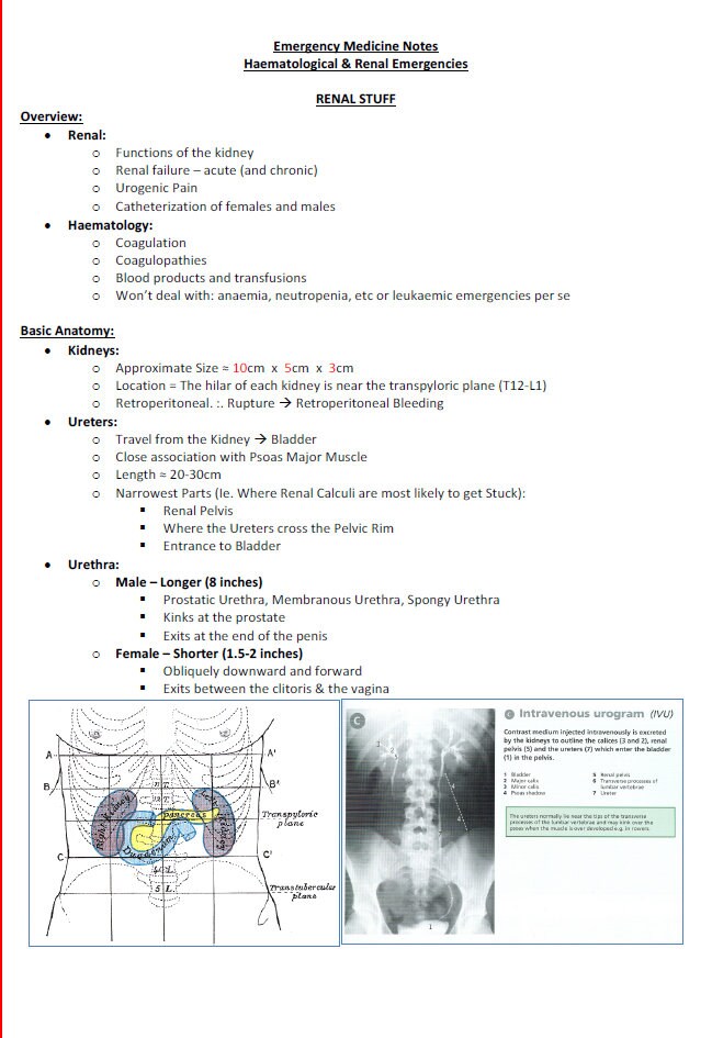 Comprehensive Emergency Medicine Study Guide: Illustrated PDF Notes - Ideal for NCLEX, USMLE Exam Prep - 189 Pages