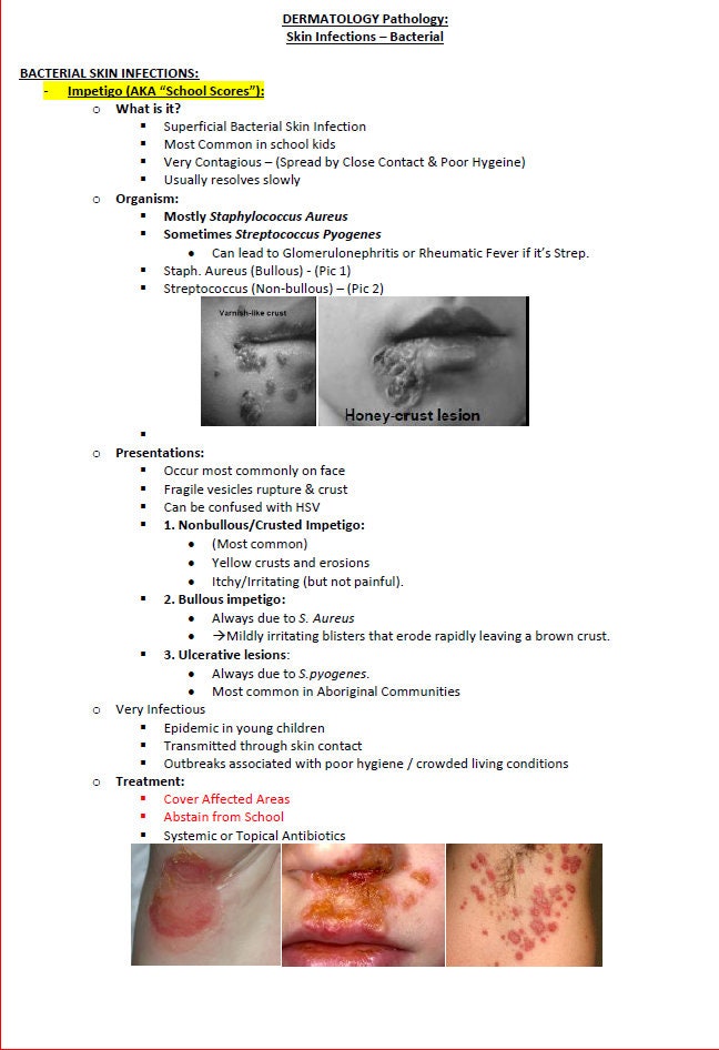 Comprehensive Dermatology Study Notes PDF - Ideal for NCLEX, USMLE Exam Prep - 138Pages - Best for Medical and Nursing Students